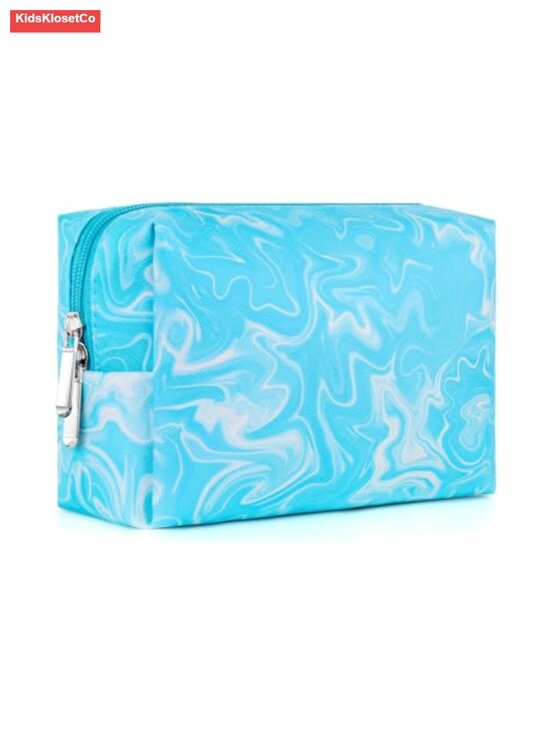 Handbags - Waterproof Makeup Bag for Teens Girls Travel Cosmetic Pouch Zipper Leather